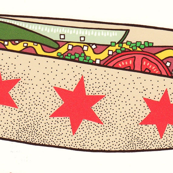 genuine chicago hot dog