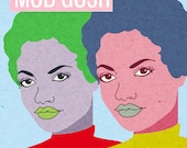 Oh Mod Gosh, (Fashion Magazine Illustration) 8X10 Art Print