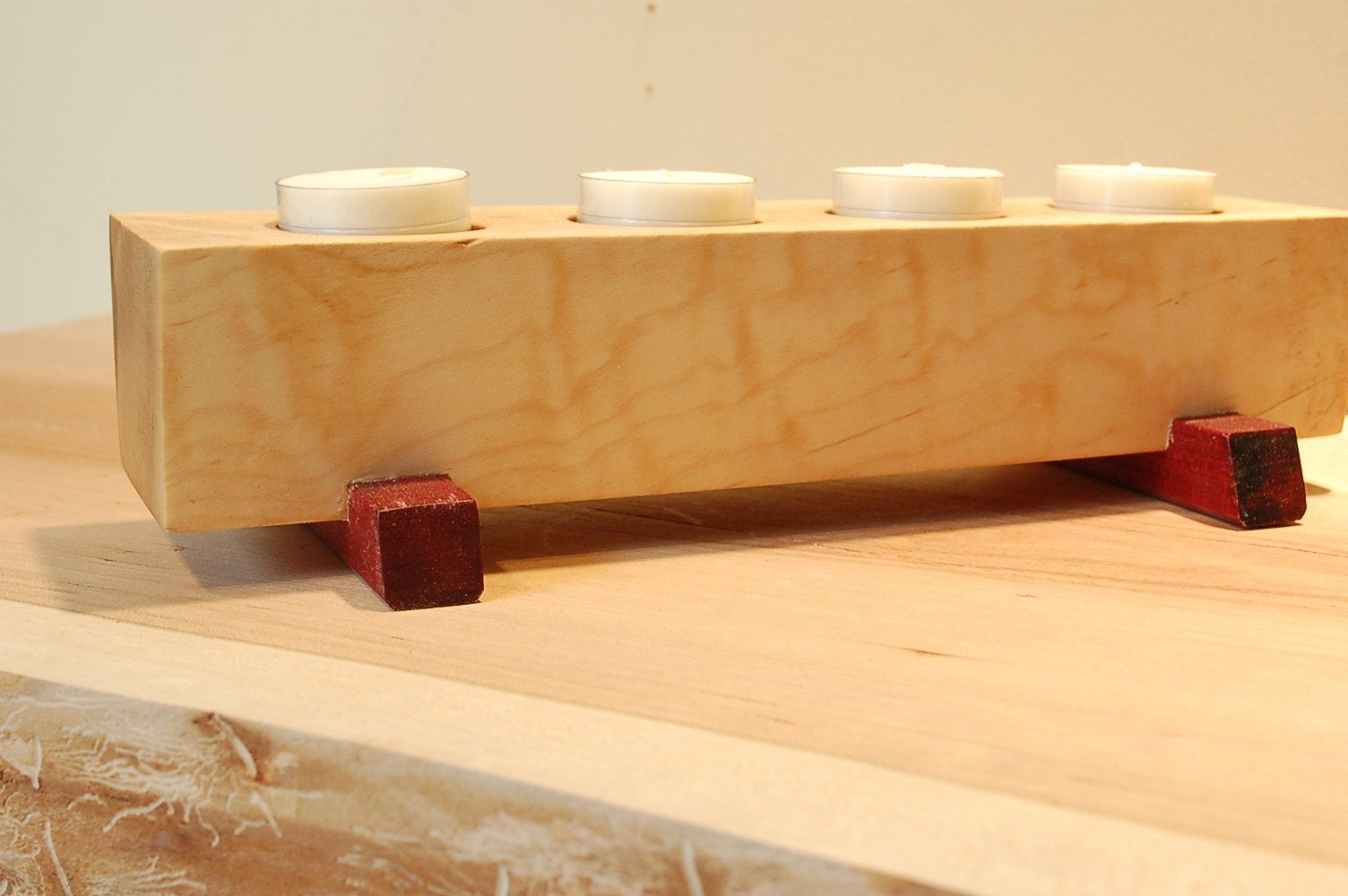 Purple Curly Tea - Candleholder