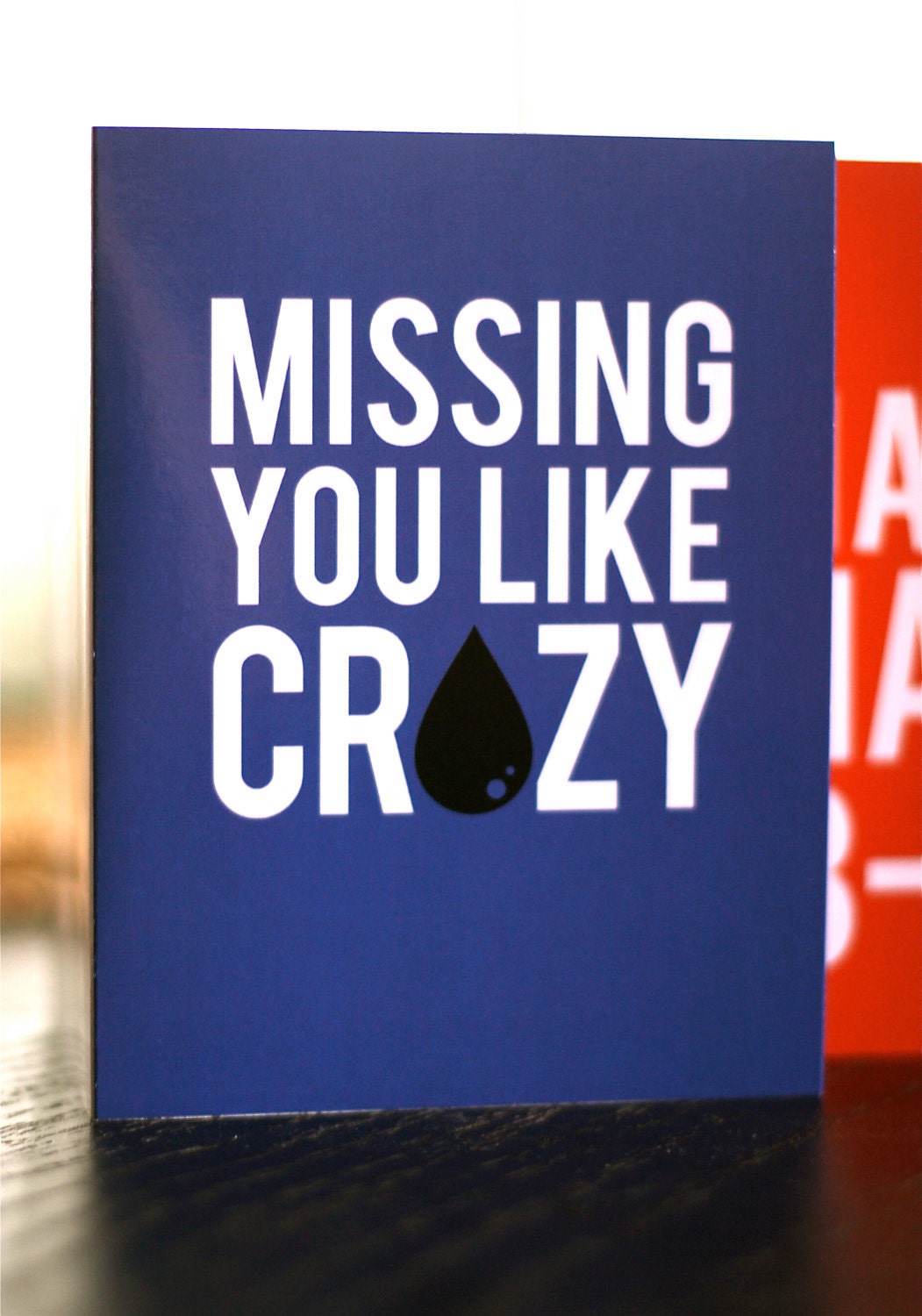 Missing You Like Crazy Card