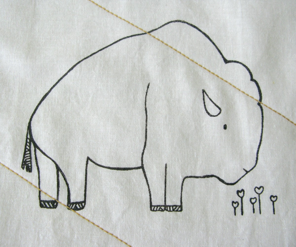 organic baby bib (buffalo)