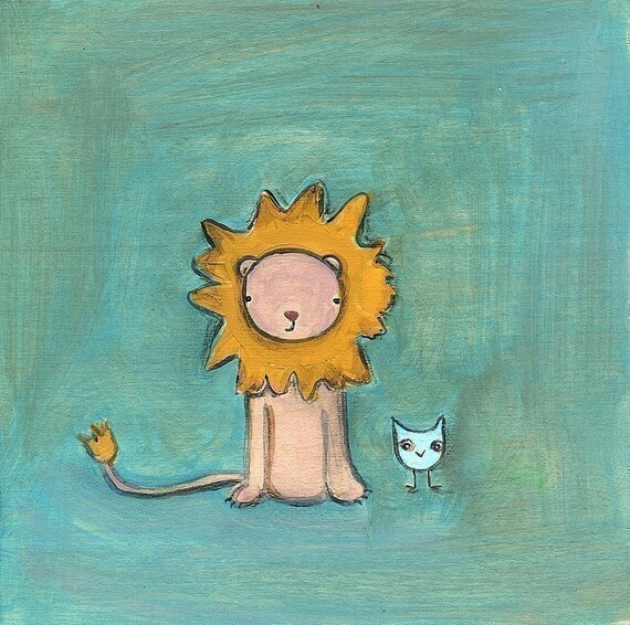 lewis and oscar - 8.5 x 11 print by Marisa and Creative Thursday