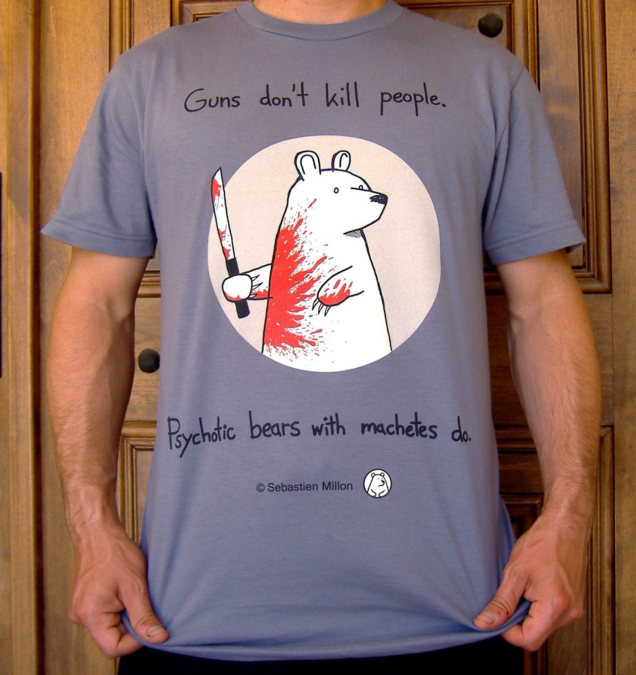 Machete Bear Tshirt (only sizes Small, XSmall left)