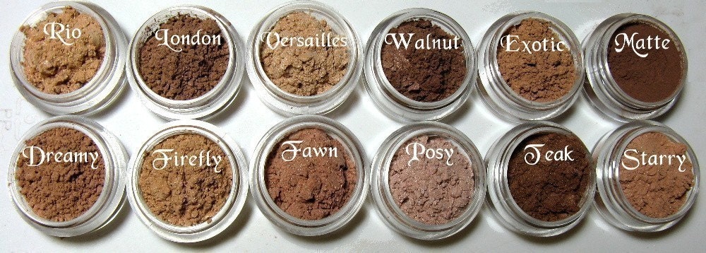 Blush Bronzer Glow Sample Size with Sifter Jar Your Choice Pink Quartz Minerals Makeup
