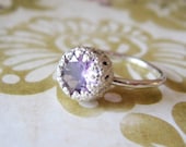 Silver Amethyst Let them Eat Cake Ring Sterling Silver