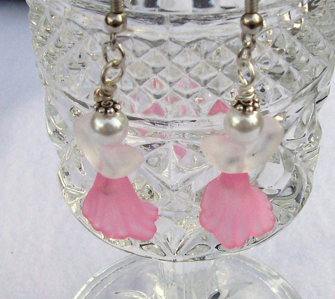 Angel Fairy Earrings Pink