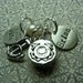 Coast Guard navy sterling silver handstamped necklace with anchor and hat