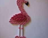 Pink Flamingo in Quilling Ornament