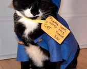 Paddington Bear Costume for Cats / Toggle Coat & Flop Hat