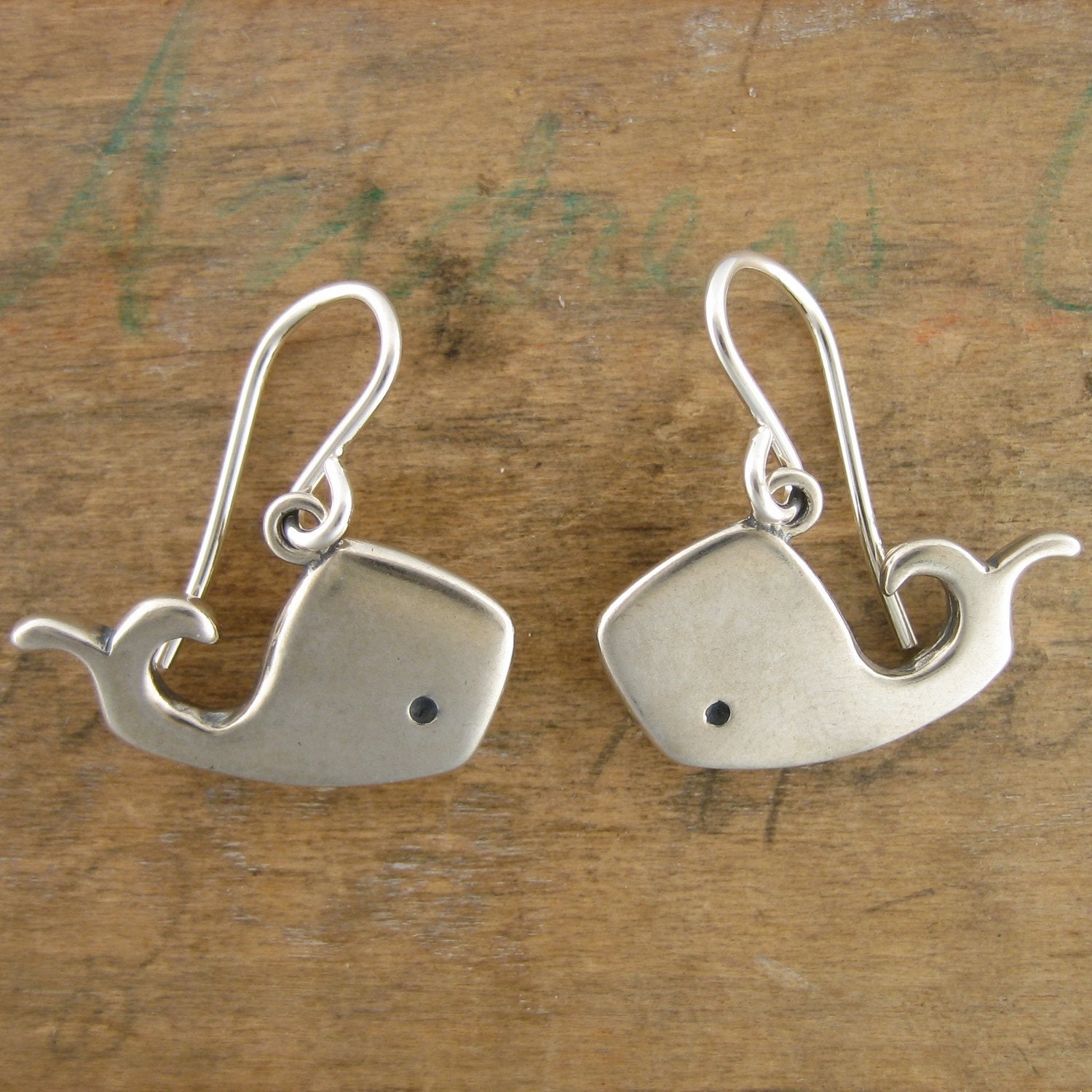Spouts the Baby Whale Earrings