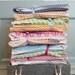 BURP CLOTH by PETUNIAS - exclusive design owl monogram personalized colorful cute spit rag baby gear newborn gift shower present