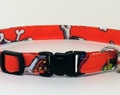 Cat Collar - Piratey Skulls