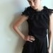 Holiday Holiday Holiday. Backless Plunge Little Black Dress (LBD). Custom Made To Order