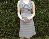 Ruffle Bib Dress - made to order