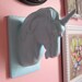 Mounted Unicorn Head WALL hanging Jewelry holder made to order