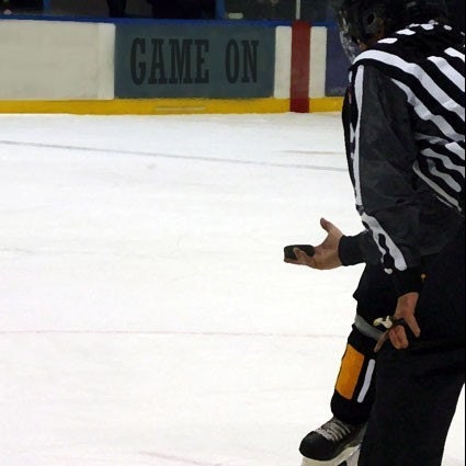 GAME ON fine art photo hockey card