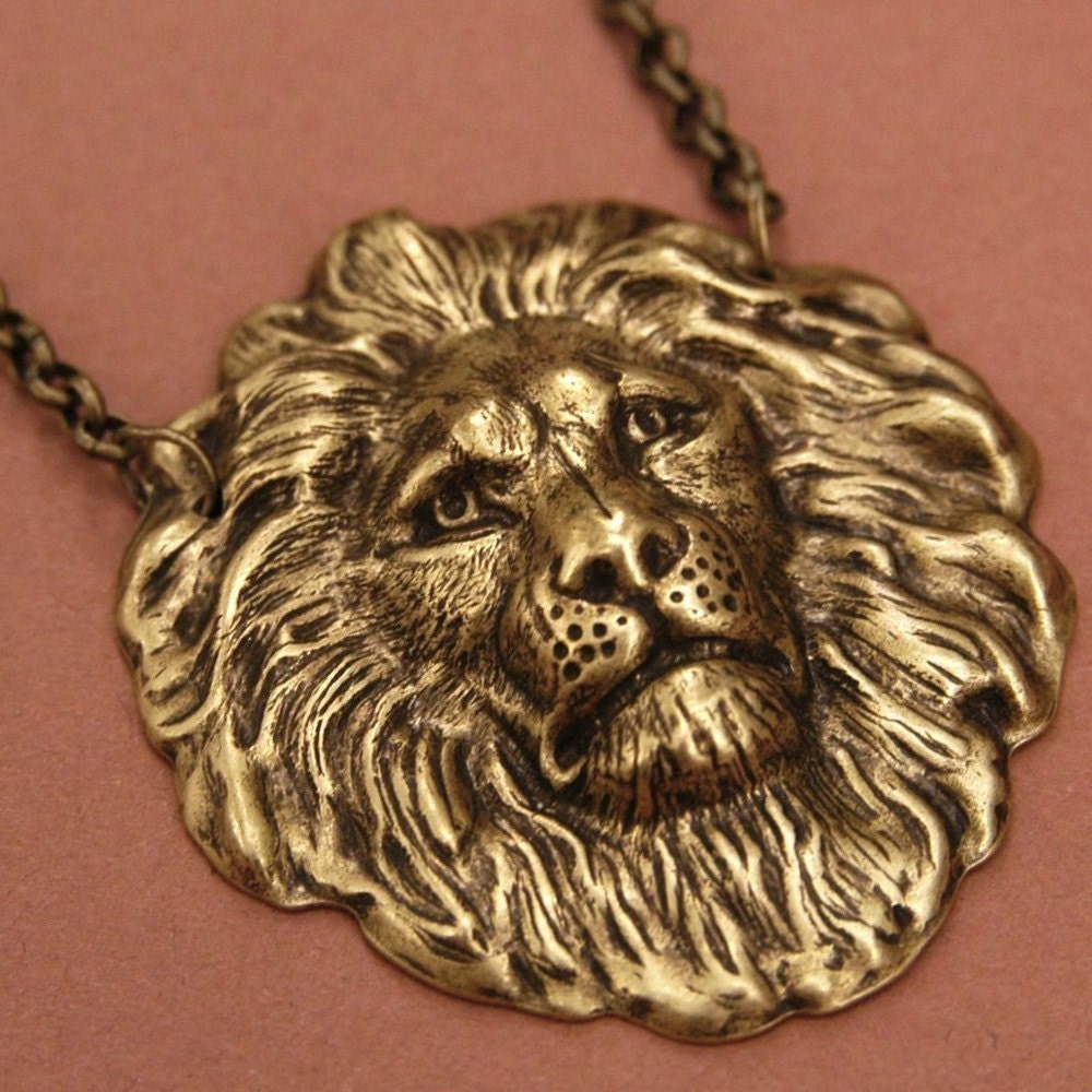 Chained Lion Necklace
