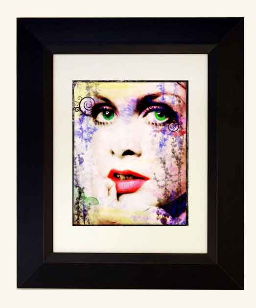 Twiggy Art, Fashion Art, Retro Art Print, Twiggy, FashionIllustration, 1960s Fashion