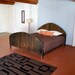 Steel Arch Bed with Wood Finish in King Size