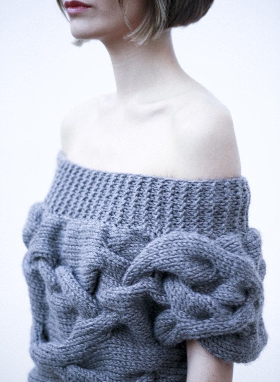 AQUA short sleeves sweater