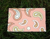 notebook (peach paisley)