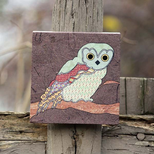 art block -owl