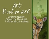 Deer Fawn Bookmark from Original Art  Melody Lea Lamb