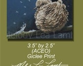 ACEO OE Giclee Print Bird Art  Melody Lea Lamb