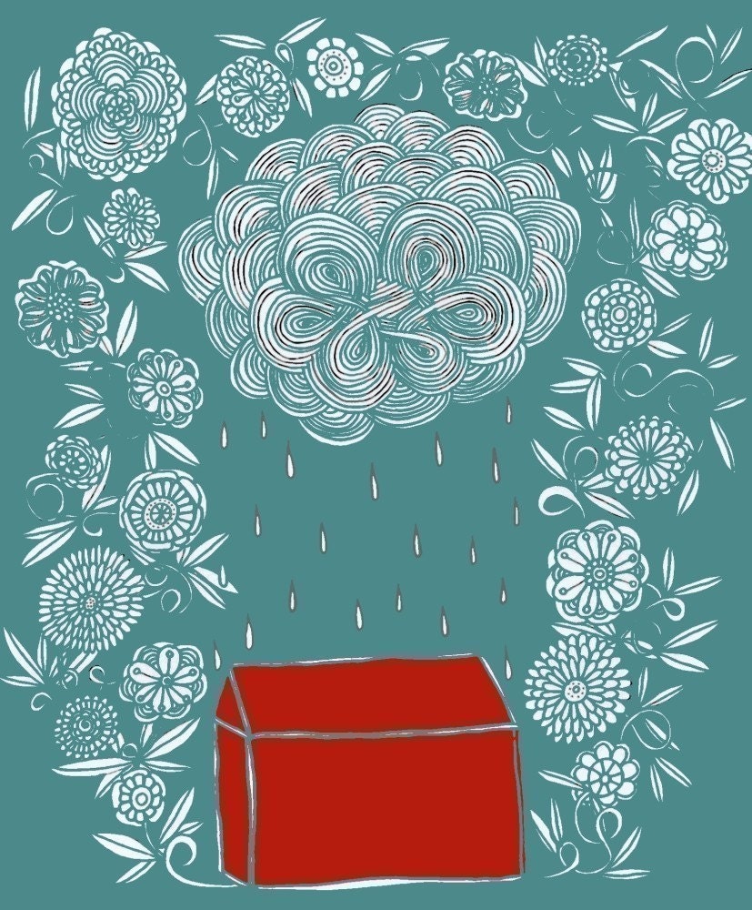raincloud archival print