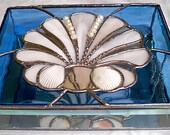 Stained Glass Jewelry Box    Scallop Shell