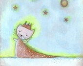here comes the queen, print