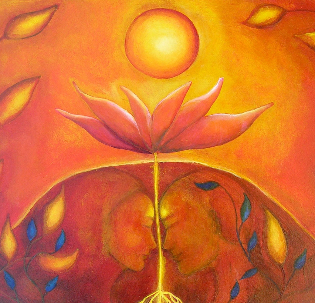 compassion, ceramic art tile