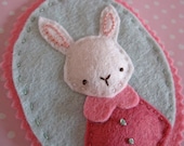 Rabbit's Favourite Outfit - Felt Ornament and Hand Embroidery PDF Pattern