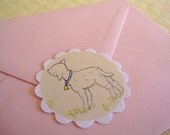 Stickers-set of 6 Buttercup The Lamb