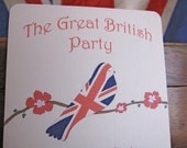 Great British Party Personalised Invitations & Tags
