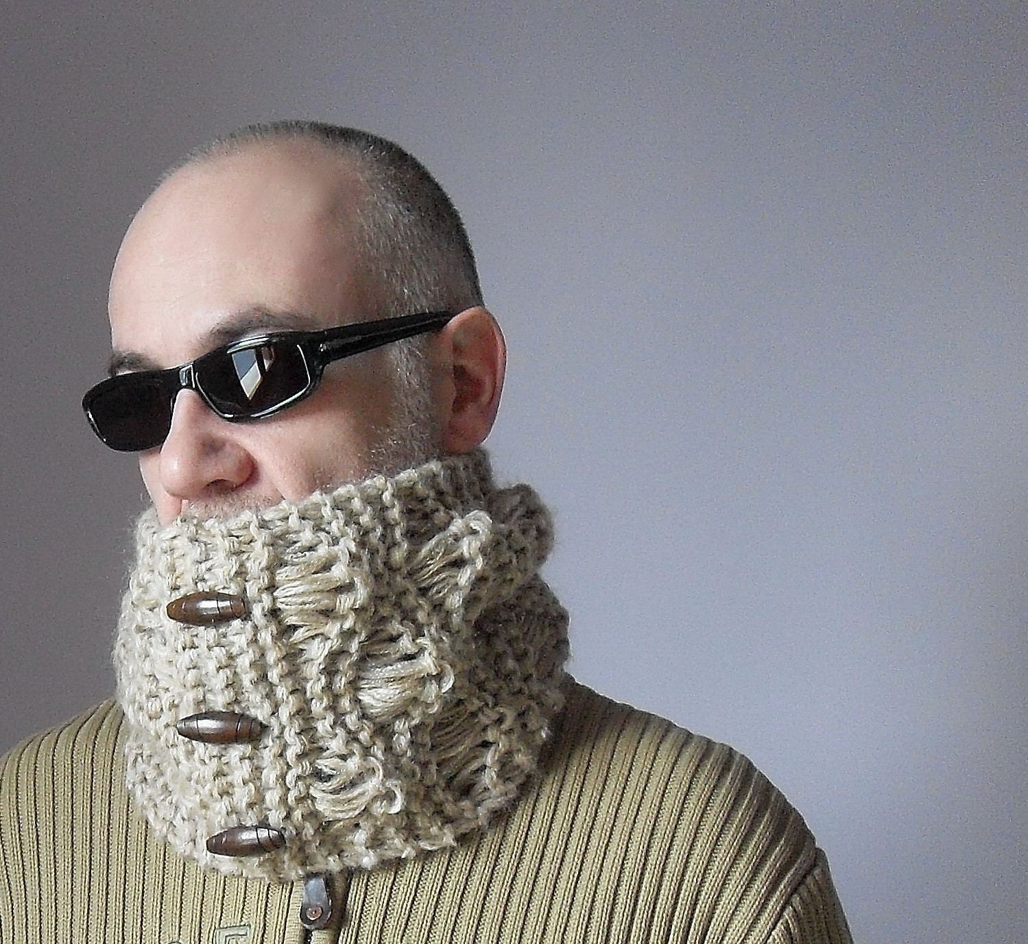FOR HIM - Handknited Cowl - RESERVED FOR rdn1