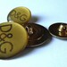 Dolce and Gabbana buttons - Set of 7 buttons Honey and Gold