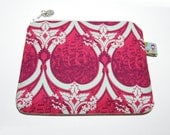 Zipper Pouch Sea of Tears in Pomegranate Tula Pink Parisville