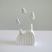 Ghost Factory - Miniature White Ceramic Sculpture