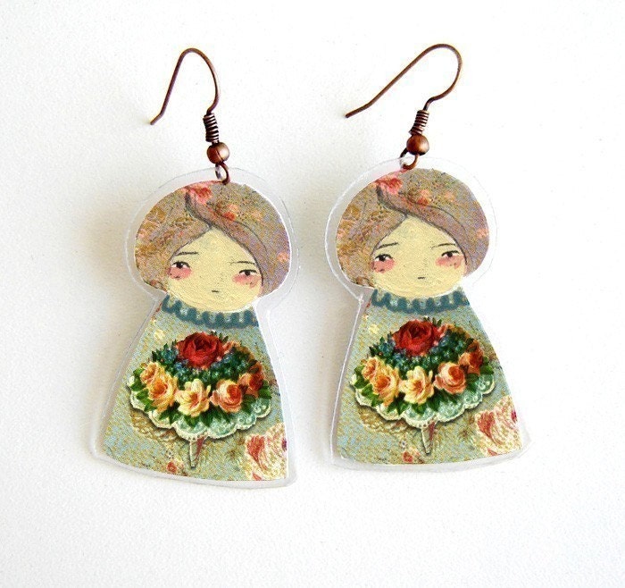 Celeste Paperdoll - bouquet-