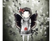 Lady Moth - A4 print