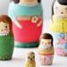 Pastel Muniecas nesting dolls - OOAK