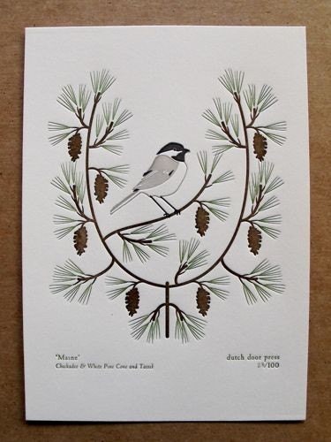 maine (from birds and blooms of the 50 states)
