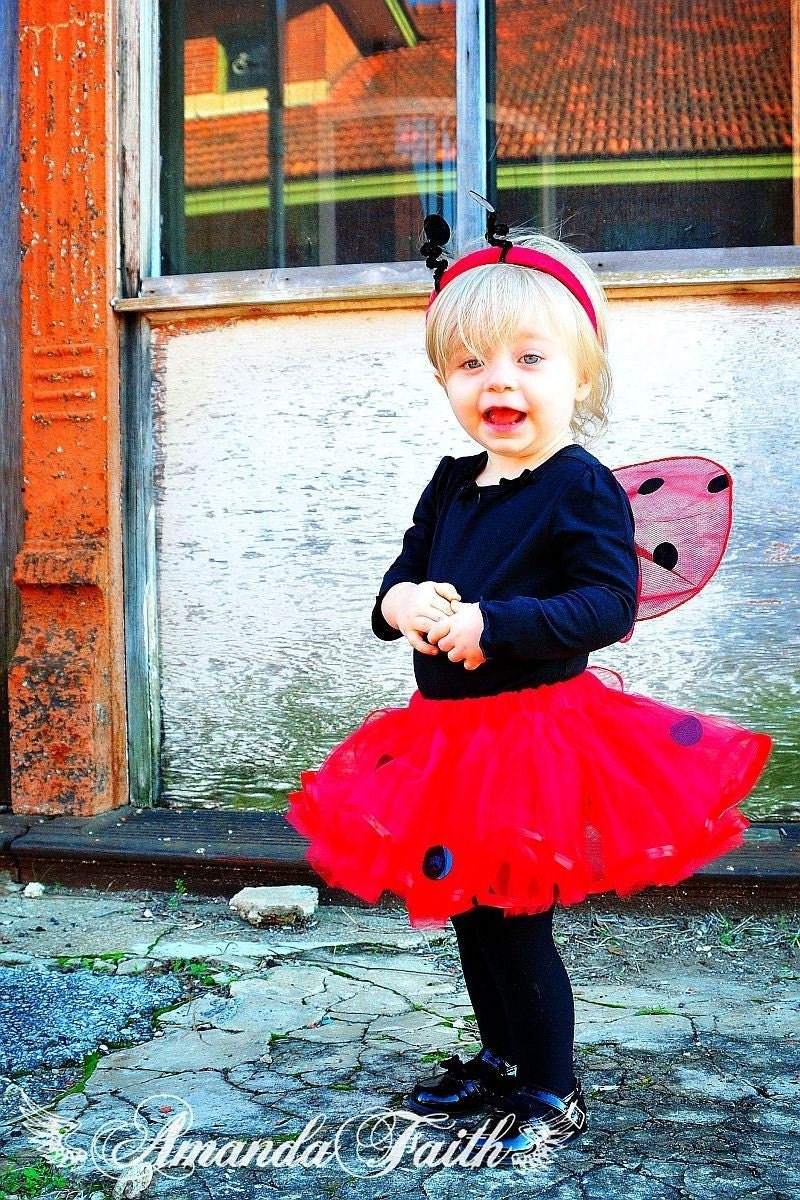 Red Ladybug LOVE BUG Tutu