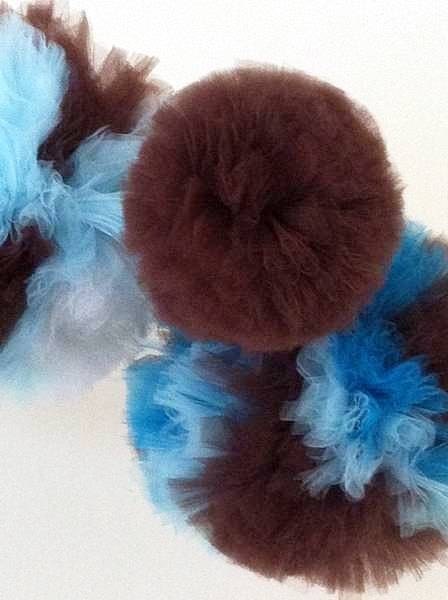 SALE. Blues and Brown Whimsy Wendy Puff Room Decorations Il_570xn