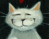 Charlie's  Kiss - ACEO Art Card
