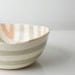 Grey & Peach Zag Bowl