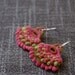 crochet and sterling silver earrings - nO.429