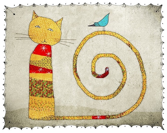 Cat - Print of an original illustration