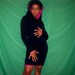 flyTie reversible knit hoodie dress for custom order